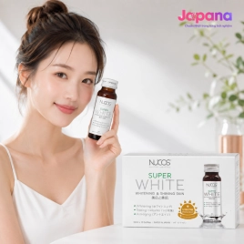 Nước uống Collagen trắng da, giảm nám Nucos Super White (Hộp 10 chai x 50ml)