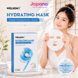 Mặt nạ dưỡng ẩm da Welson Hydrating Mask 10 miếng