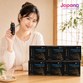 Combo 6 hộp Nước uống đông trùng hạ thảo Fine Japan Cordyceps Plus (Hộp 10 chai x 50ml)