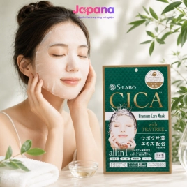 Mặt nạ dưỡng ẩm dành cho da khô S-LABO CICA Face Mask 5 miếng
