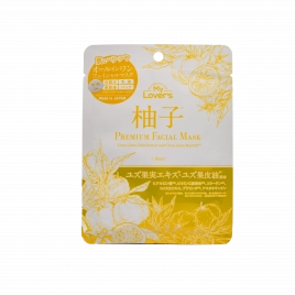 Combo 2 miếng Mặt nạ dưỡng ẩm chiết xuất quả Thanh Yên Nhật Bản My Lover's Yuzu Premium Facial Mask