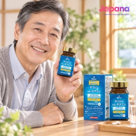 Viên uống hỗ trợ ngủ ngon Mamori Glycine L-theanine - Hộp 60 viên